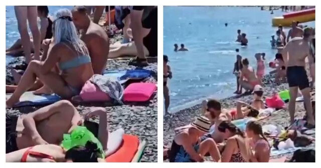 Обстановка на пляжах Анапы