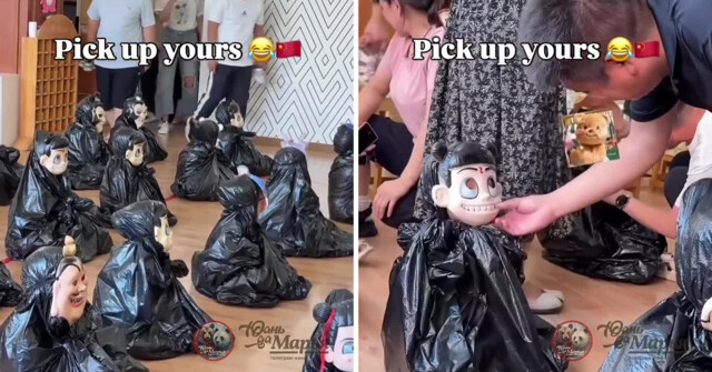 Родители пытались угадать, в каком из мусорных пакетов спрятан их ребёнок