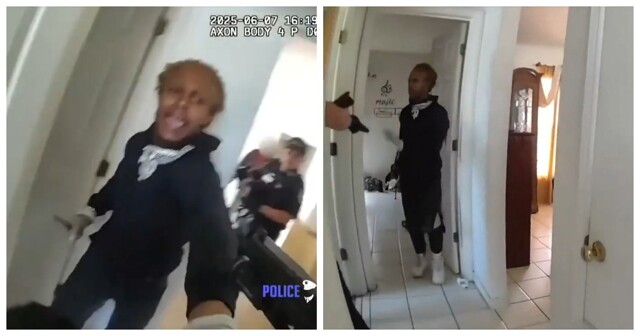 Хорошая реакция полицейского спасла ему жизнь