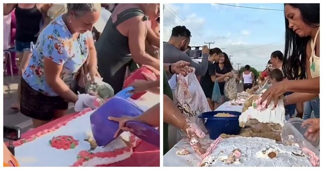 В Бразилии ко Дню матери испекли 60-метровый торт