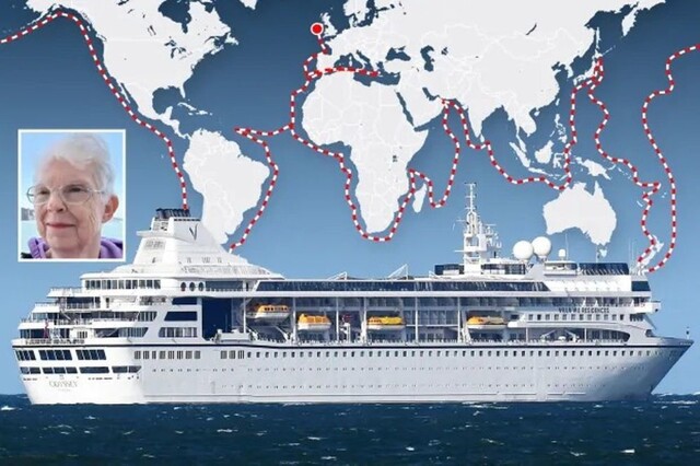 Бабушка продала всё своё имущество и переехала жить на лайнер