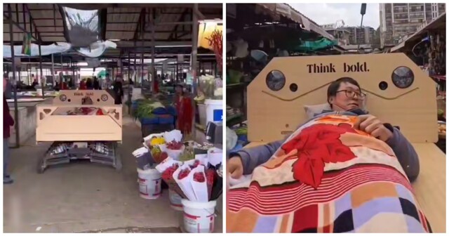 Мужчина создал вездеходную кровать