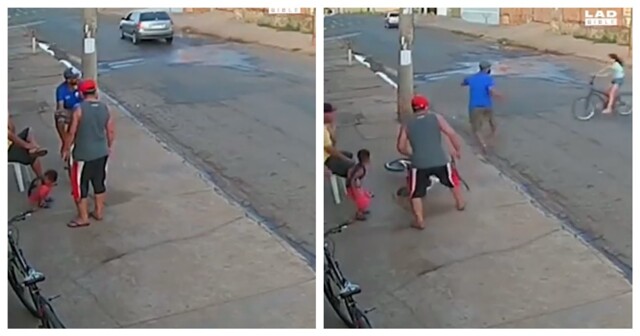 Мужчина спас жизнь велосипедистке