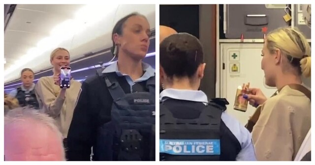 Пассажиры проводили дебоширку громкими аплодисментами