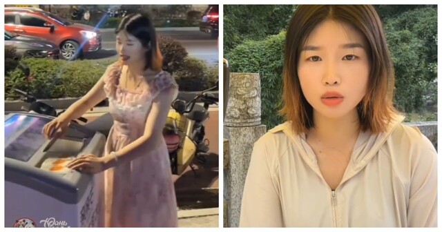 Выпускница китайского медицинского университета начала продавать мороженое на улице, а руководство вуза потребовало удалить видео