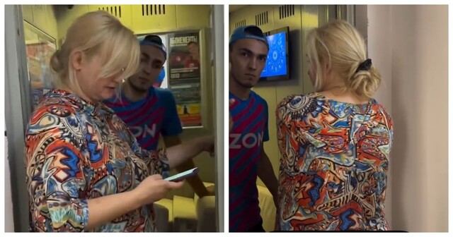 «Ты лицо наёмное, а я здесь живу! Это наша собственность. Не надо ломать дверь!»