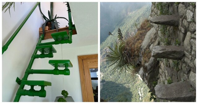 Испытание вертикалью: 17 жутких лестниц, с которых можно не вернуться