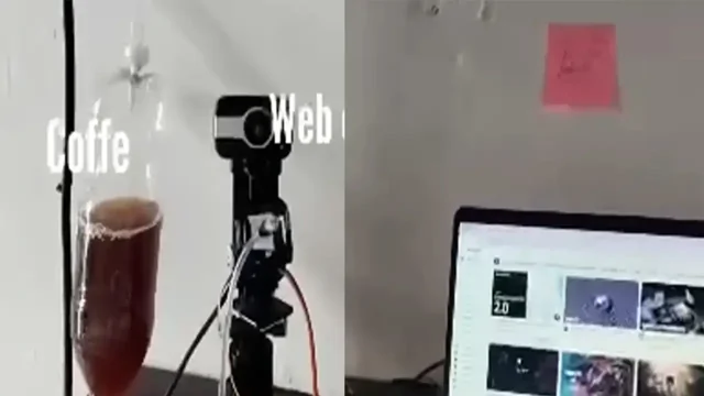 Это устройство помогает не отвлекаться, стреляя во владельца струей кофе