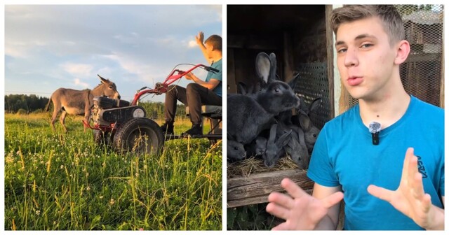 Парень рассказал о переезде из города на хутор