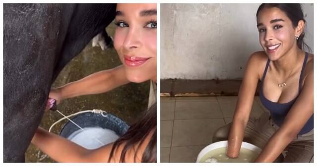 Венесуэльская девушка продемонстрировала яркие будни в сельской местности