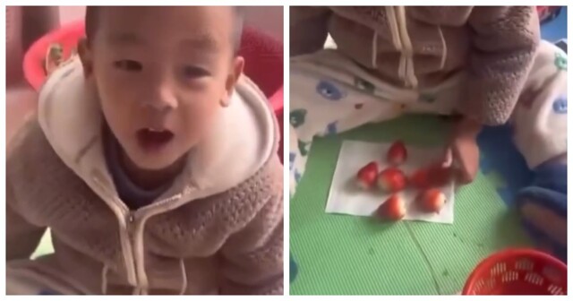 «Одну тебе, одну мне»: простая математика от китайского малыша