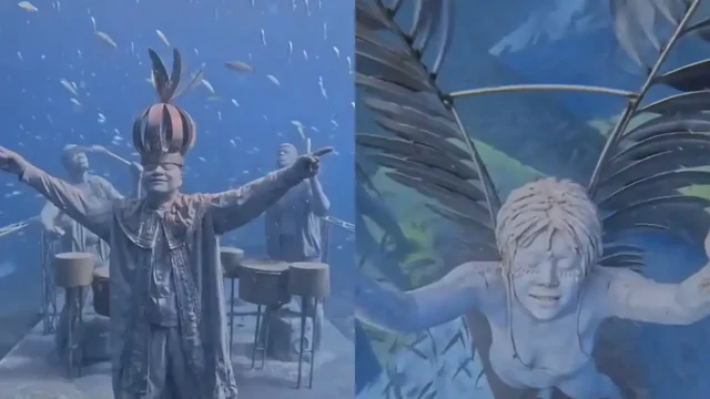 Крупнейший в мире парк подводных скульптур в Синт-Мартене