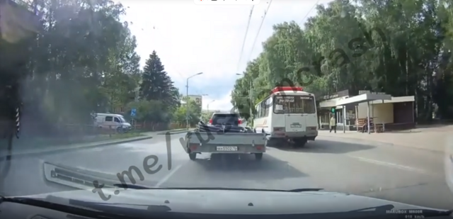 Томск ДТП с прицепом, кто будет виноват ?