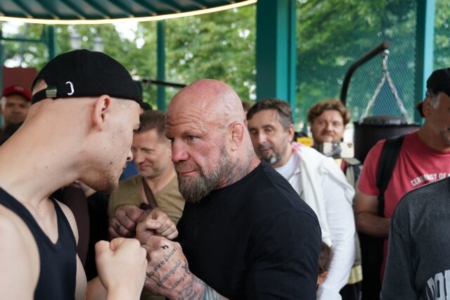 Легенда ММА Джефф "Снеговик" Монсон провел открытую тренировку в Москве⁠⁠