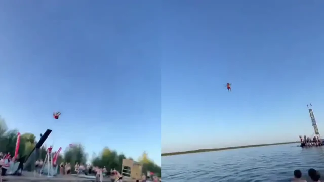 Энтузиасты изобрели катапульту, напоминающую Angry Birds в реальной жизни