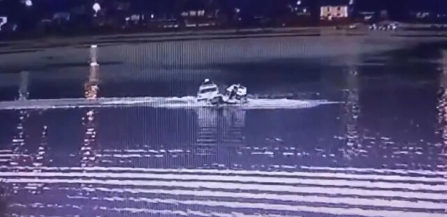 На Телецком озере один катер на полном ходу протаранил другой