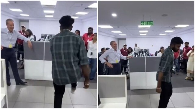 В Индии сотрудники  начали плясать при виде иностранного клиента