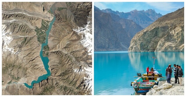 Прекрасное озеро Аттабад, рождённое катастрофой
