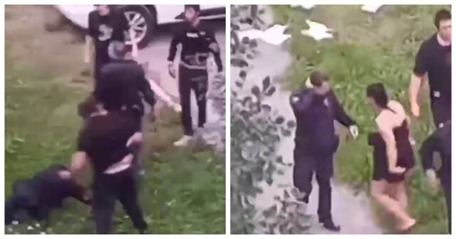 В Нефтеюганске пьяная компания напала на полицейских