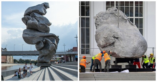 В Москве демонтируют знаменитую скульптуру «Большая глина № 4»