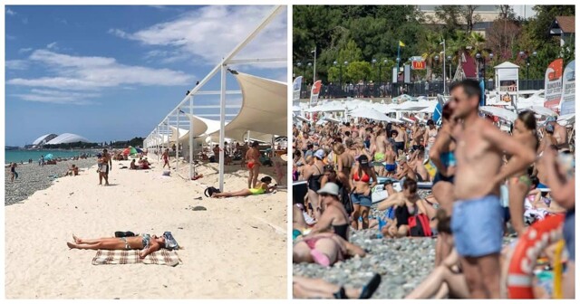 На пляжах в Сочи начали брать деньги за место в тени