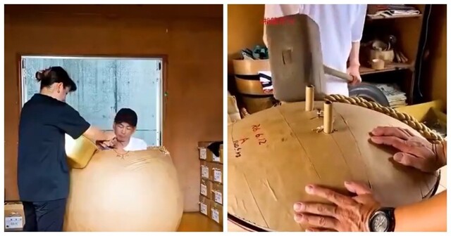 Как делают огромные фейерверки в Японии