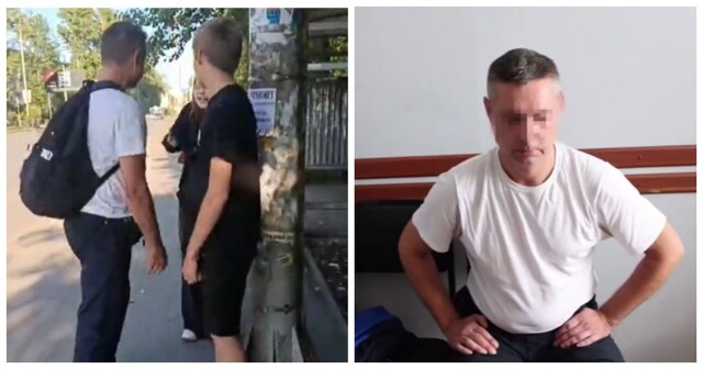 Полицейские задержали велосипедиста, залившего девушку газом