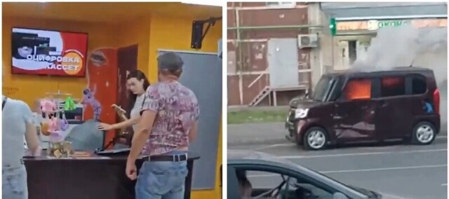 Мужик поджёг машину женщины после неудачного знакомства