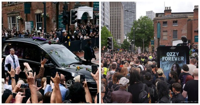 В Бирмингеме прошла церемония прощания с Оззи Осборном