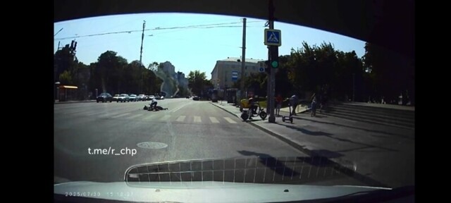 ДТП Электросамоката и велосипедиста в Ростове-на-Дону