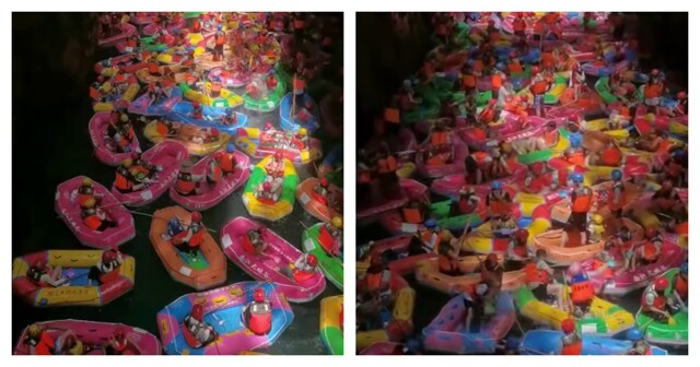 Необычная пробка в Китае