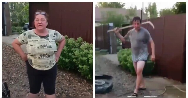 В Краснодарском крае питбайкеры ударили пенсионерку по лицу, а потом были избиты клюшкой