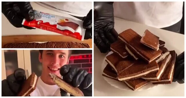 Рецепт «Молочного ломтика» из простых продуктов