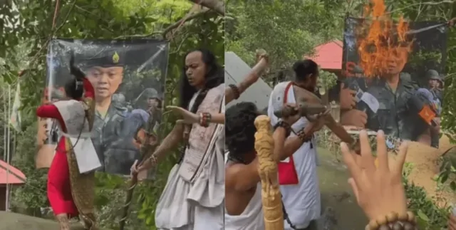 Танцевали и кидали ножи: в Камбодже шаманы навели порчу на командира армии Таиланда