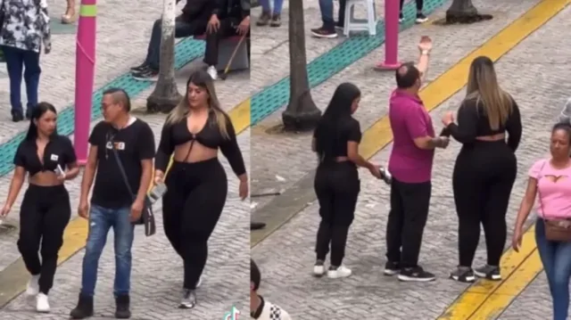 В Бразилии засняли, как две женщины похищают деньги, сканируя кредитные карты у прохожих