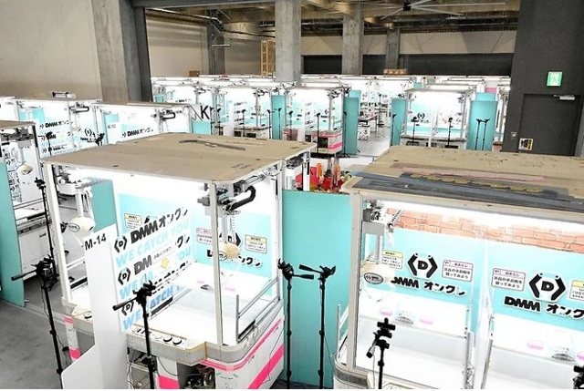 В Японии есть целые склады с работающими без людей игровыми автоматами