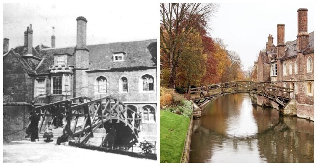 Деревянный парадокс: как прямые балки Математического моста в Кембридже превратились в арку