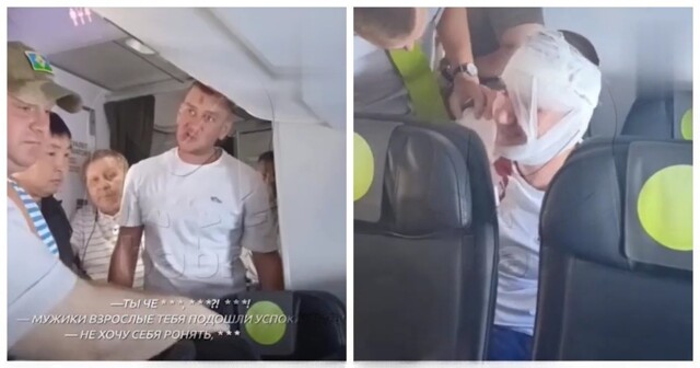 "Я русский, мне пофиг!": пьяный мужчина устроил дебош на&nbsp;борту самолете, летевшего из&nbsp;Улан-Удэ в&nbsp;Москву