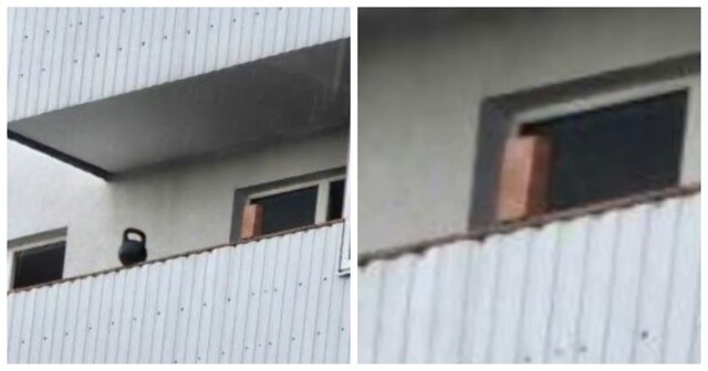 В Петербурге мужчина пугает соседей гирей, которую оставляет на краю балкона 12 этажа