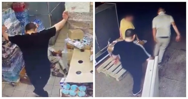 Охранник магазина жестоко избил покупателя после словесного конфликта