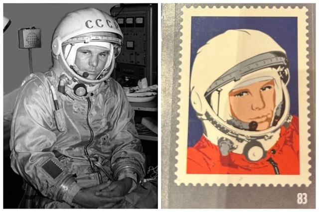 "Это мягкая пропаганда": в Литве с наклеек с Ю. Гагариным стёрли надпись "СССР" и всё равно испугали местных жителей