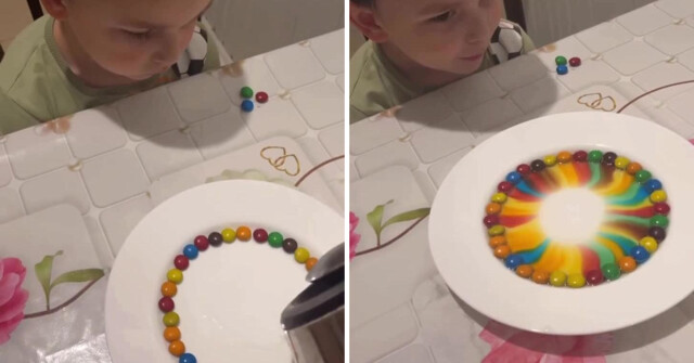 Красочный тренд с цветными конфетами