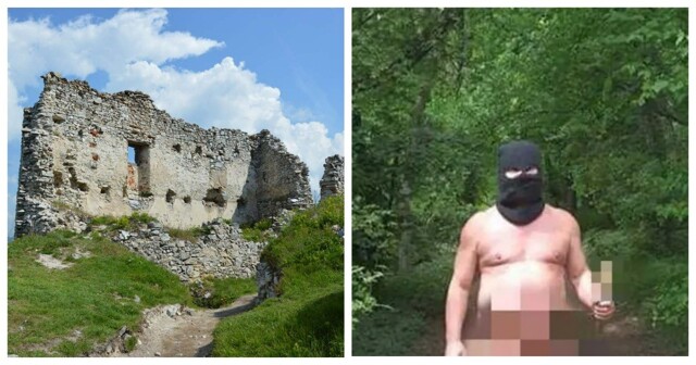 В Словакии обнажённый мужчина в балаклаве и с фаллоимитатором распугал туристок