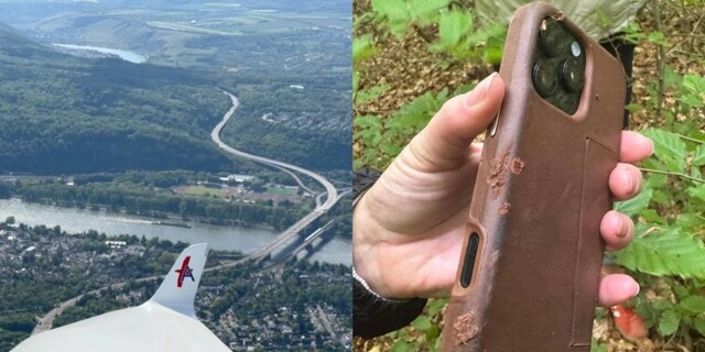 Смартфон остался цел после падения с 800-метровой высоты