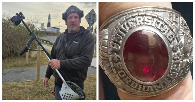 Кольцо пролежало в океане 56 лет и вернулось к владельцу