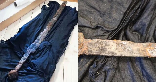 Сенсационная находка: рыбак выловил 700-летний меч