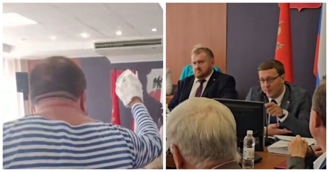 В Орске депутат принёс подгузник на заседание гордумы