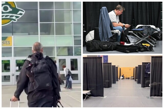 "Шторки просвечивают, но еда вкусная": российские журналисты показали, как их разместили в Анкоридже