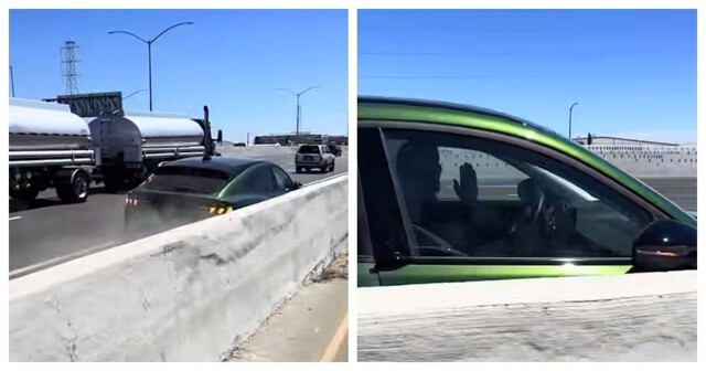 Водитель не смог остановить свой автомобиль и начал молиться