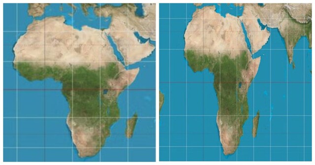 Африканцы призывают отказаться от общепринятых карт мира из-за дискриминации Чёрного континента
